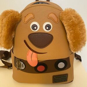 Loungefly Tan and Brown Dog Backpack